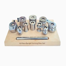 Bangle Forming Set Assorted Steel Die Shapes Metal Bracelet Jewelry Making Kit