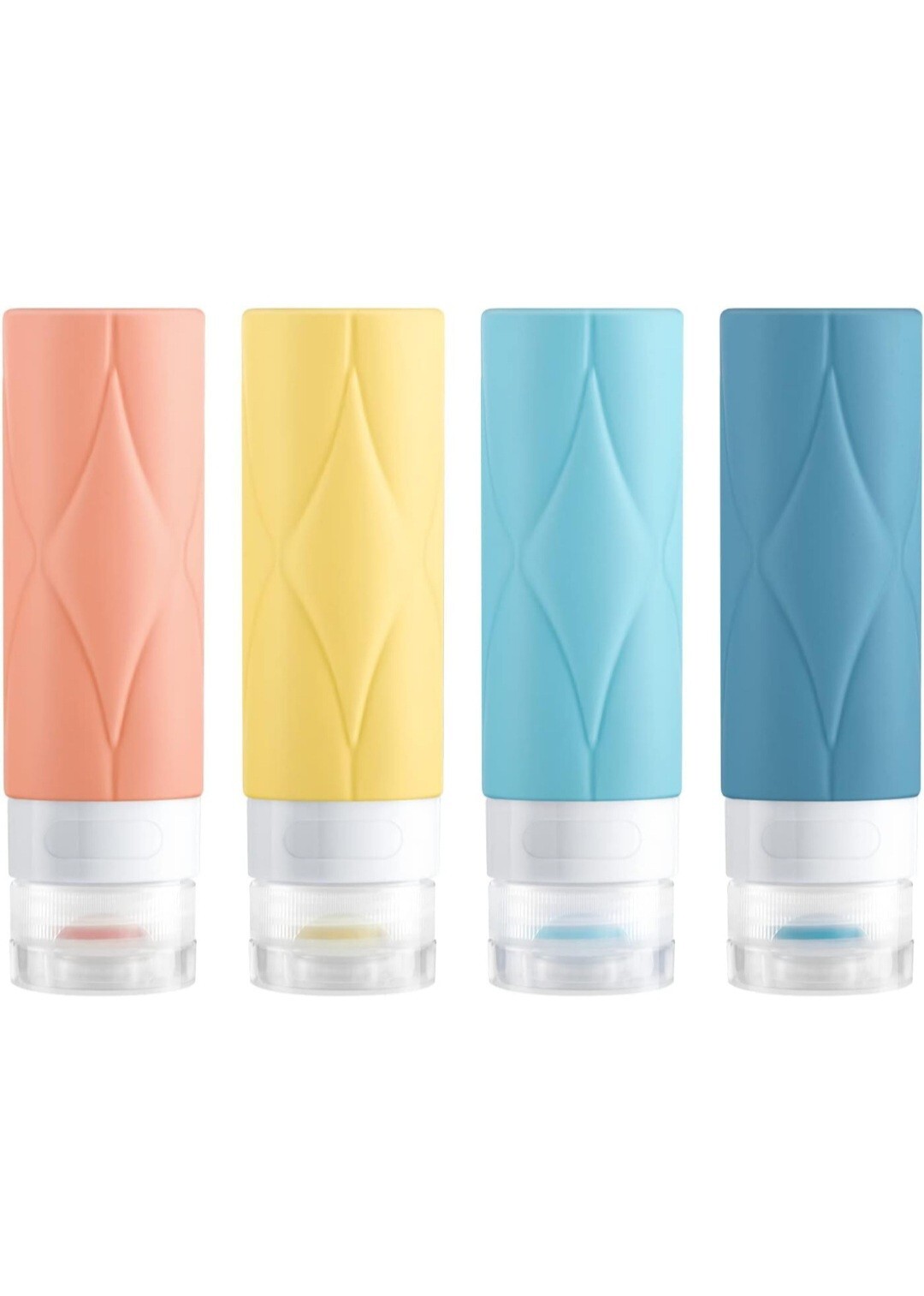 Gemice Botellas de viaje para artículos de tocador, receptores de tamaño de vía