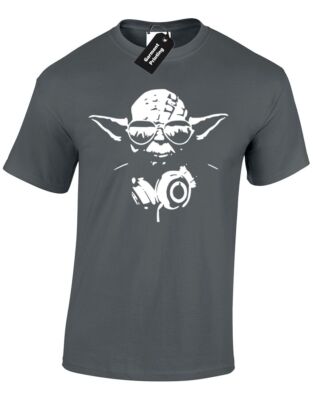 YODA DJ HERREN T-SHIRT FORCE ROGUE MUSIC CLUB HIP HOP BANKSY EWOK PARTY GESCHENK NEU