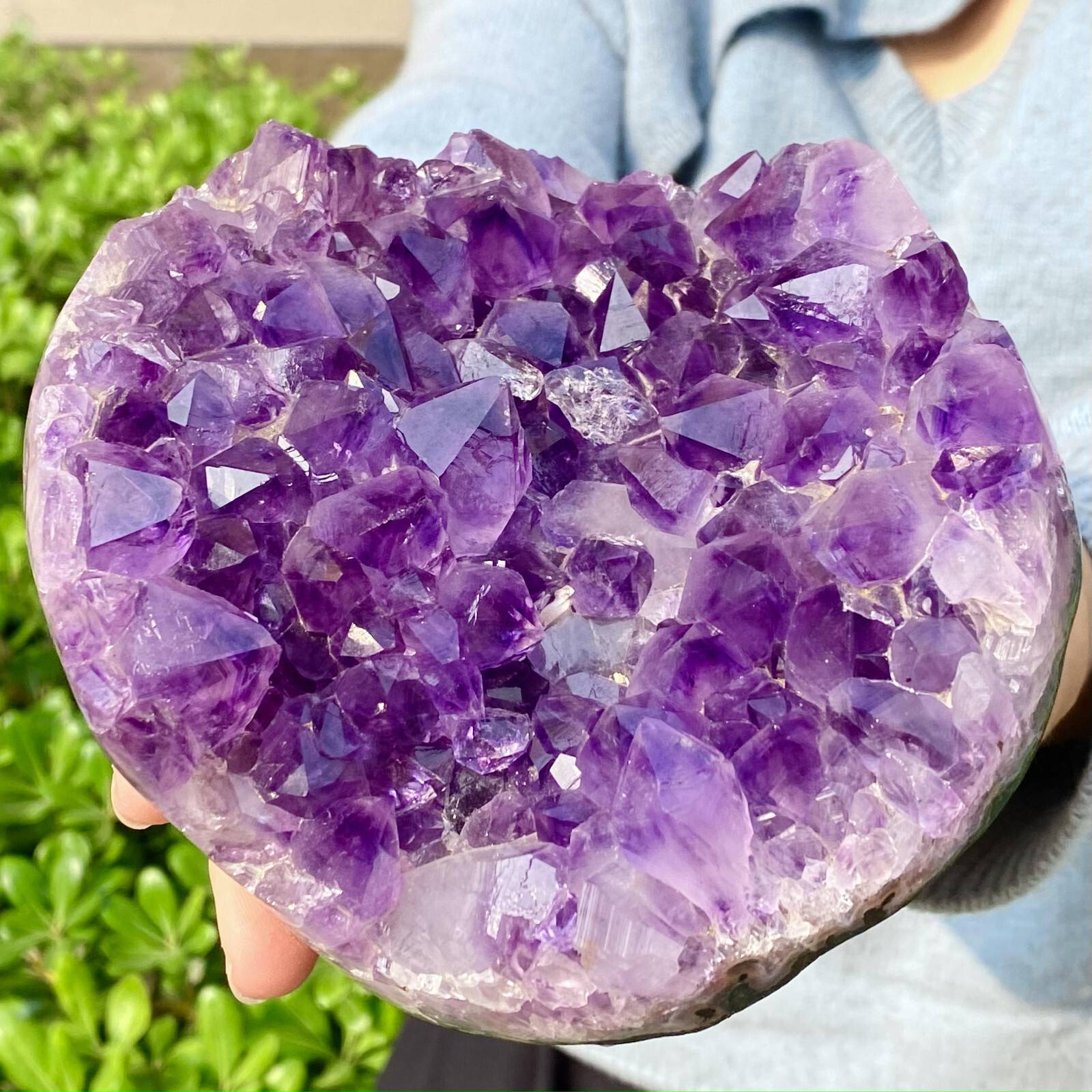 2.68LB Natural Uruguayan Amethyst Quartz CaveGeode Crystal eBay