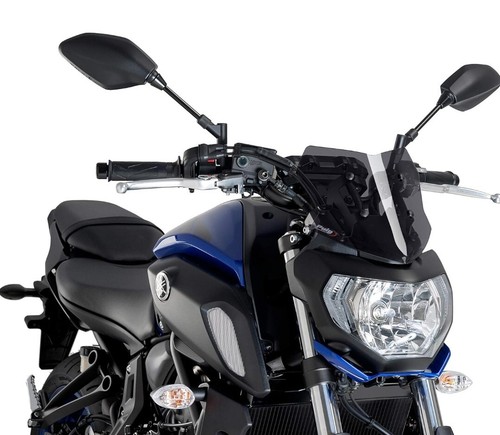 PUIG Windshield NG Sport Yamaha MT-07 18`-20``, Dark Smoke Brand New - Picture 2 of 7