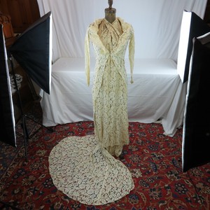 1930s wedding gown