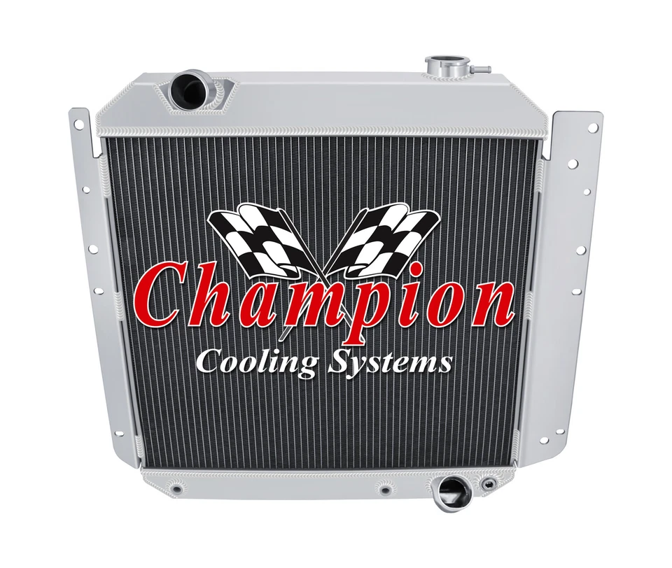 Supply Champion 3 Row All Aluminum Radiator for 1958 Pontiac Pathfinder #CC58PO - Image 3 of 4