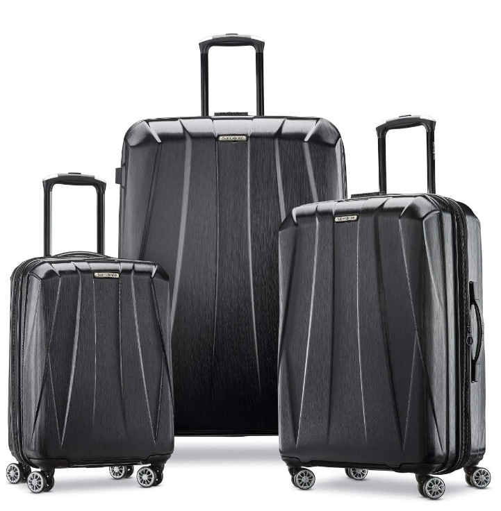 Samsonite Centric 2 Hardside Luggage with Spinners Black 133031-1041