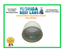 2" copepod/rotifer/phytoplankton Filter Sieves sieve 50   Florida Reef Labs 