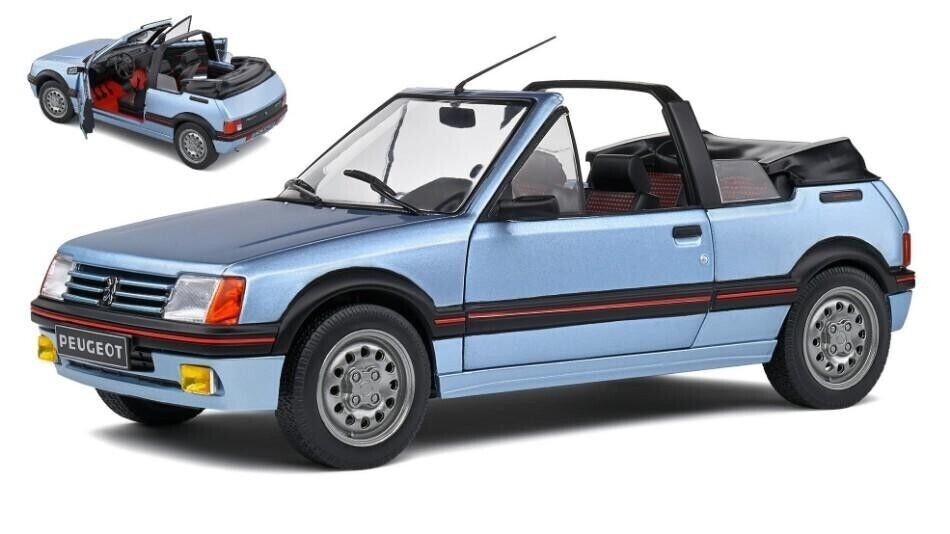 Peugeot 205 CTI Solido 1/18 idéale pour décorer un bureau de passionné auto
