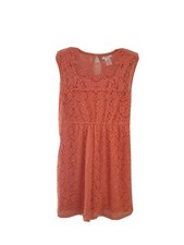 PINKY Size XL Lace Mid Thigh Dress Spring Summer Sleeveless EUC