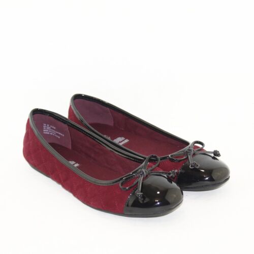 EAST 5TH womens Aloha slip on flats shoe size 7 M red wine fabric upper NEW - Picture 2 of 6