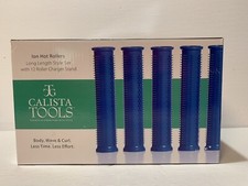 Calista Tools Ion Hot Rollers LONG Length Set w/ L-12 Base 12 Clips 12 Rollers