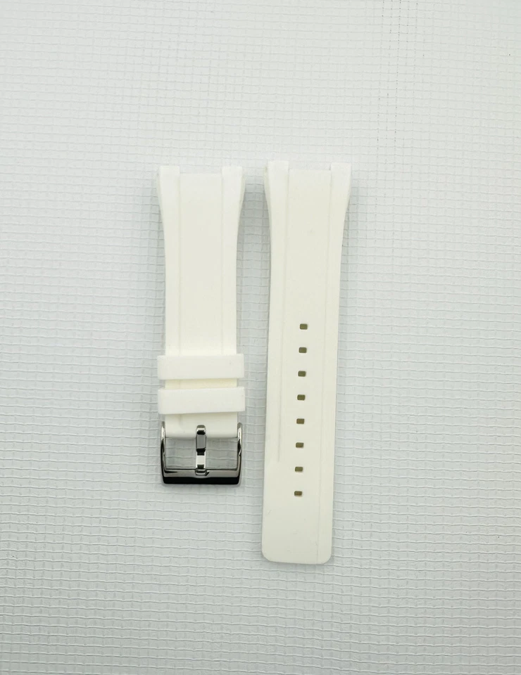 РЕМЕШОК ДЛЯ ЧАСОВ KENNETH COLE, KC1716, БЕЛЫЙ СИЛИКОНОВЫЙ РЕЗИНОВЫЙ РЕМЕШОК, KENNETH COLE - Изображение 3 из 4