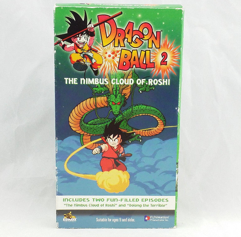 DRAGON BALL 2 The Nimbus Cloud Of Roshi VHS 1998 31398634638