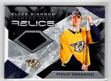 2021-22 Upper Deck Black Diamond Debut Relics Philip Tomasino Nashville