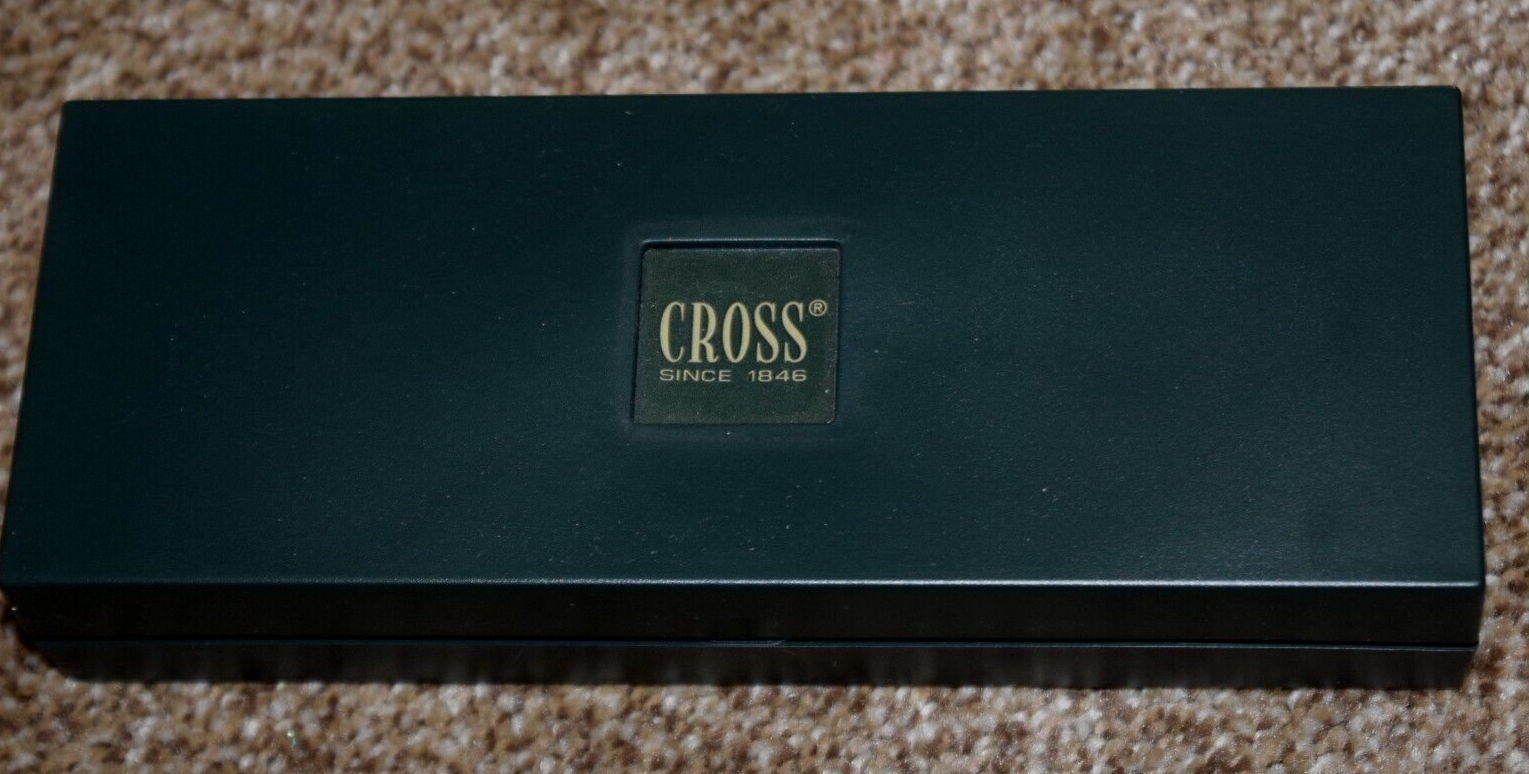 VTG, CROSS "Since 1846," Gold Color Pen2 (5.25") w B&W Logo, New