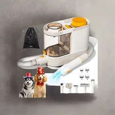 PalFur IN01 Pet Grooming Kit, Pet Grooming & Vacuum Unique 3 Layer HEPA System