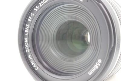 MINT 】 CANON EF-S 55-250mm F4-5.6 IS II AF Zoom Lens For EOS From