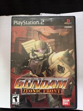 Mobile Suit Gundam: Zeonic Front  PS2 Bandai 2001 Tested Works Box And Disc