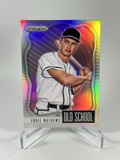 2021 Panini Prizm Eddie Mathews #OS-4 HOF Old School Silver Prizm