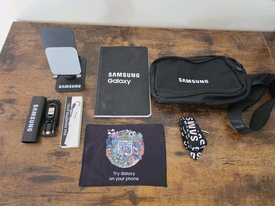 Samsung Galaxy Phone Accessory Bundle: Stand, Pouch, Lanyard, USB Cable, Pen
