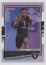 2020 Panini Donruss Rookie Press Proof Silver Die-Cut /75 Damon Arnette 0o6v