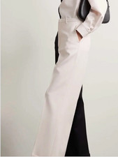 Gucci Two-Tone Color-Block Wool-Twill Straight Leg Pants