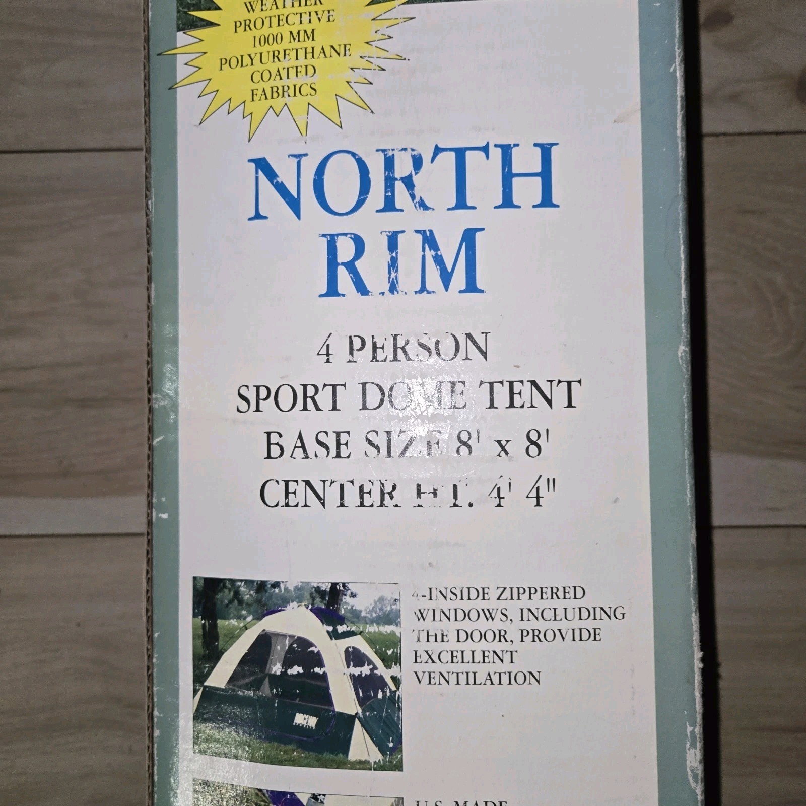 Kelty Ridgeway Sport Nylon Dome Tent 4 Person North Rim