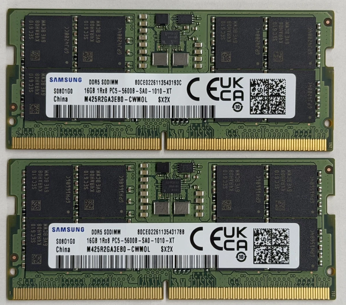 Samsung SO-DIMM 16 GB Computer Memory (RAM) for sale | eBay