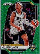 Chennedy Carter 2024 Panini Prizm WNBA Green Prizms Chicago Sky