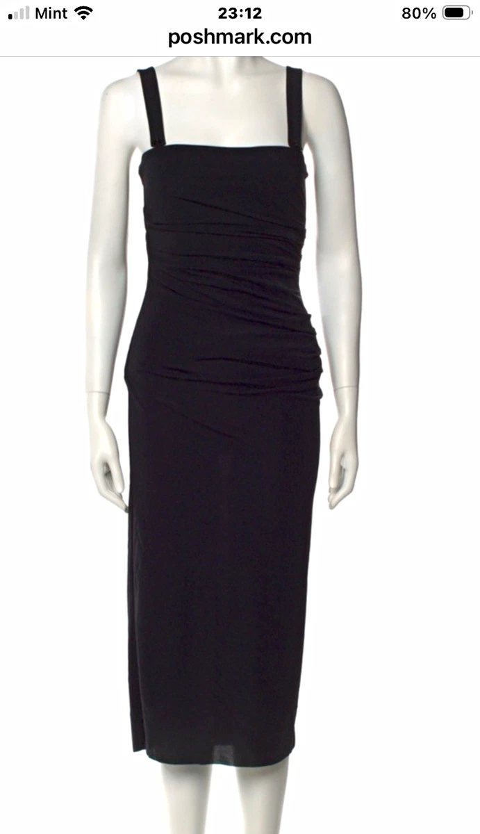ebay black dress Women's Black Evening Dress Summer High Waist Sleeveless Wedding Long skirt Chic