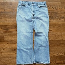 Vintage 80s Levis Orange Tab Flared Jeans Y2K