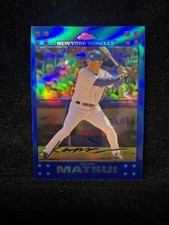 2007 Topps Chrome - Hideki Matsui #96 Blue Refractor Near Mint/Mint Rare