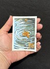 ACEO Art - Leaf, River, Lake, Nature, Landscape - Acrylic - 2.5x3.5 by M.A.R — photo 3