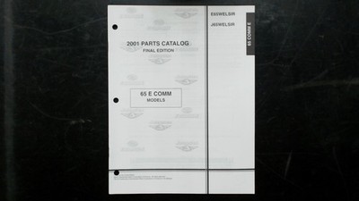 Evinrude Johnson 65 E Comm Parts Catalog E65WELSIR 2001 Final Edition