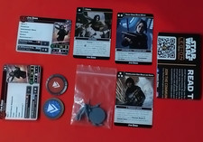 Star Wars Legion Jyn Erso miniature. Unassembled and unpainted with cards.