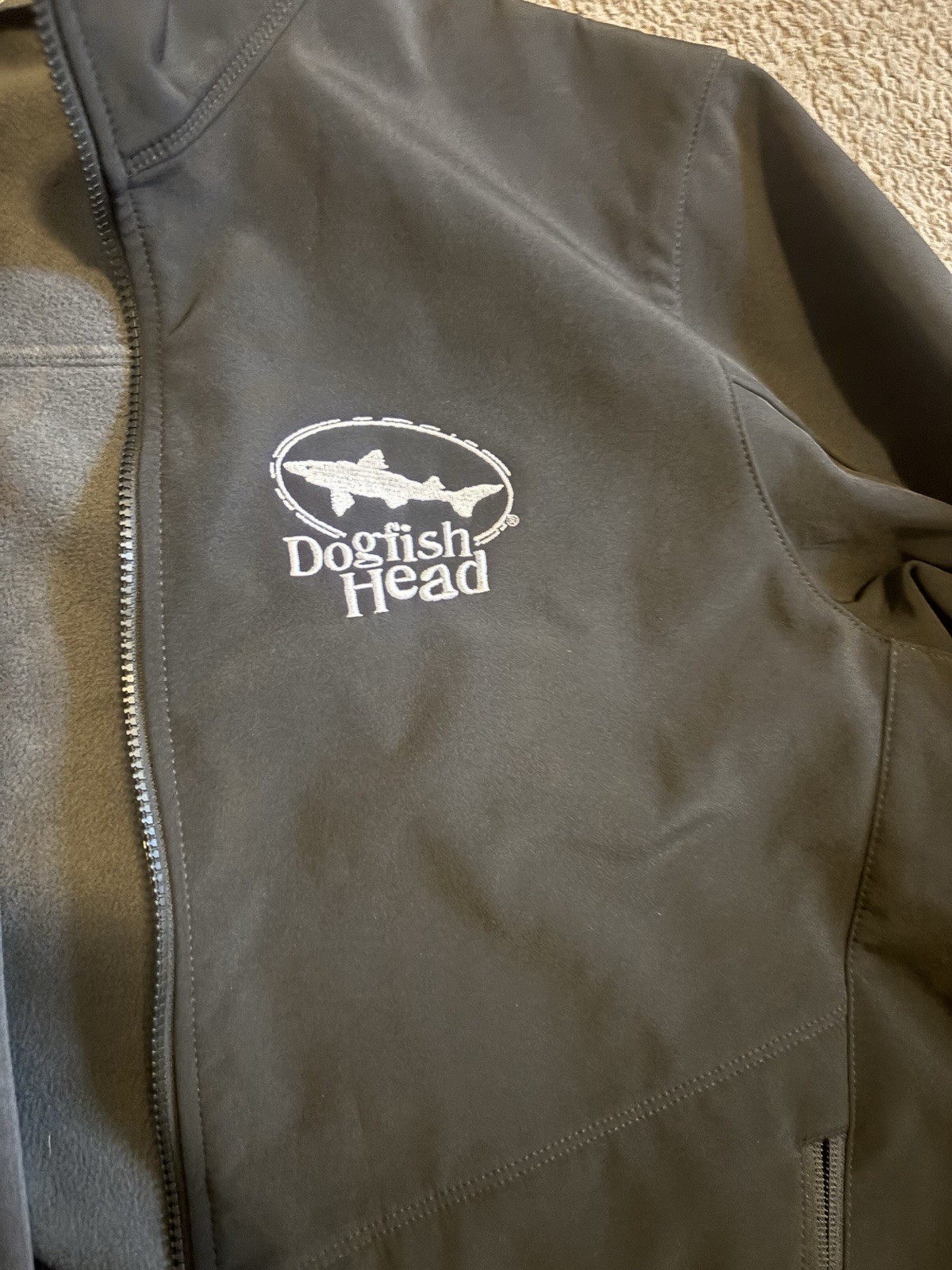 Eddie Bauer Soft Shell Jacket with a Dogfish Head… - image 3