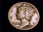 1919-S  Mercury Dime, Very Good  grade