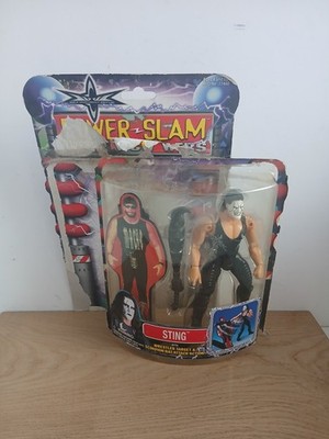 WCW Wrestling Figur Sting Power Slam Boxed Vintage