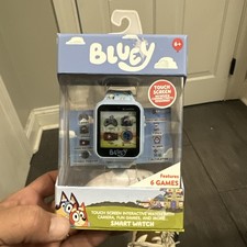 Bluey Interactive Touch Screen Smartwatch Sky Blue New Sealed Box