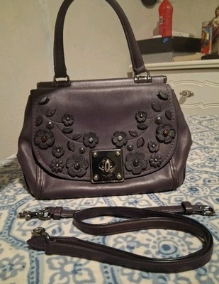 Coach Drifter Willow Tea rose floral 
