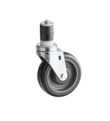 SERVICE CASTER Regency 5" Work Table and Equipment Stand Swivel Stem Casters NO BRAKES