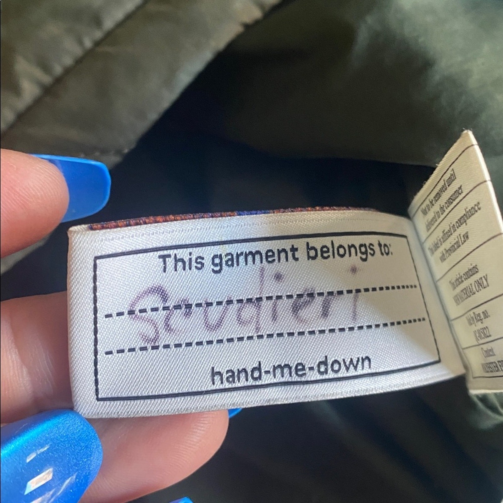 Patagonia Kids' DIAMOND QUILT HOODY Jacket size XL Olive green