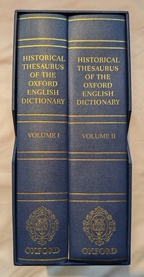 Historical Thesaurus of the Oxford English Dictionary, 2 volume set + Guide MINT