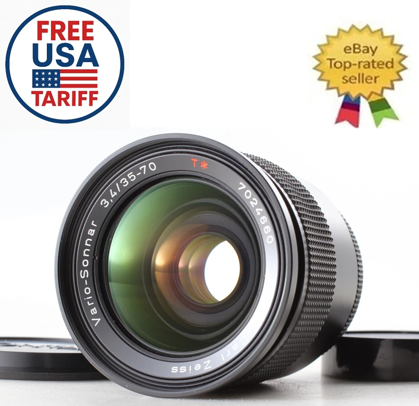 ZEISS Vario-Sonnar T* Camera Lenses for Contax 35-70mm Focal for