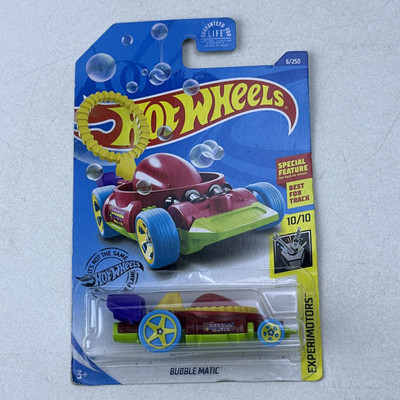 2020 Hot Wheels Bubble Matic #6 Clear Red TREASURE HUNT