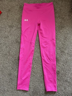 Under Armour Girls Leggings Pink Size Youth Medium YM NEW NWT