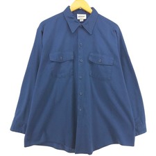 Used Dickies long-sleeved work shirt men's size XL