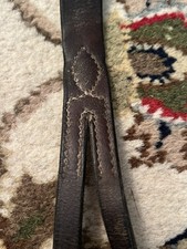 Leather Running Martingale, Looks Cob or Large Pony Sized, Brown, Used