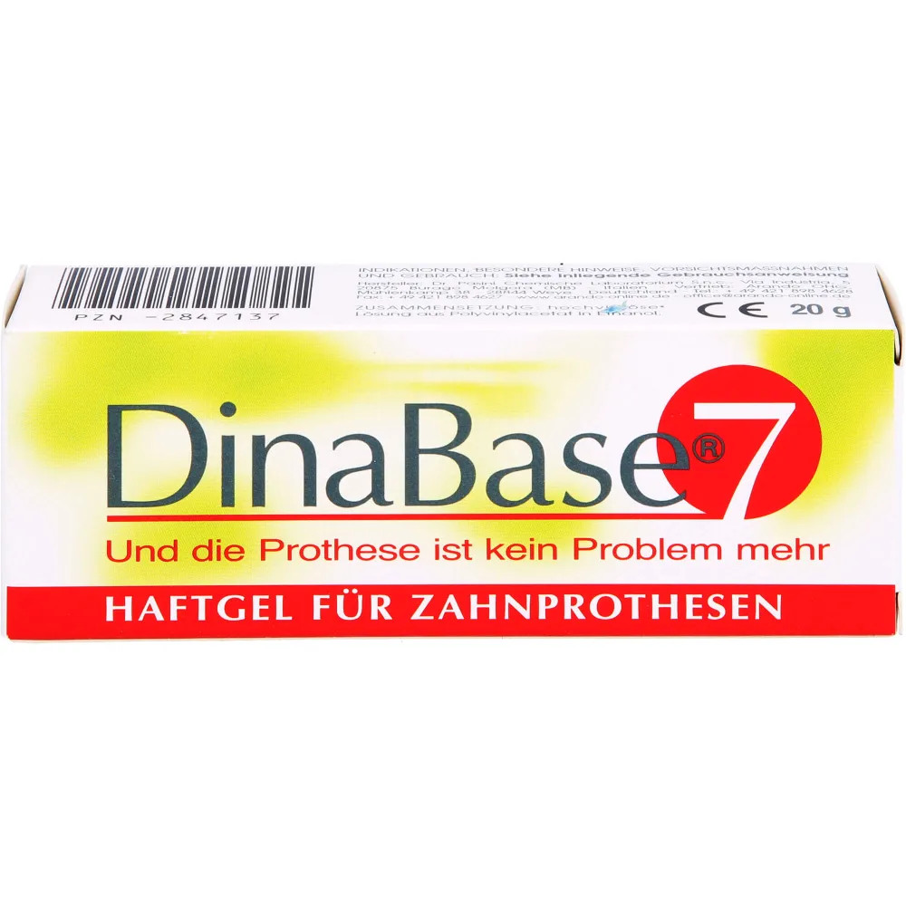 DINABASE 7 Haftgel für Zahnprothesen 1 St PZN 02847137