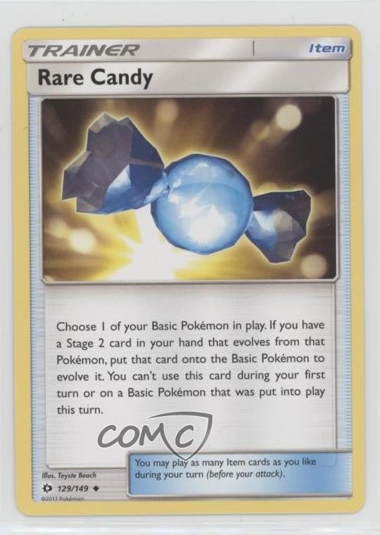 Rare Candy Pokémon Sun & Moon Base #129
