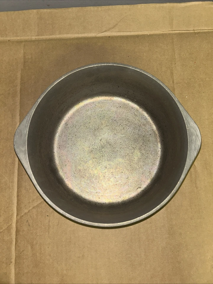 VTG MCM 1960's CLUB~DUTCH OVEN~4 QT~HARVEST AQUA GREEN LID~ALUMINUM STOCK POT - Image 3 of 4