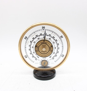 Vintage Jager Aneroid Barometer Thermometer Pressure Tested Working